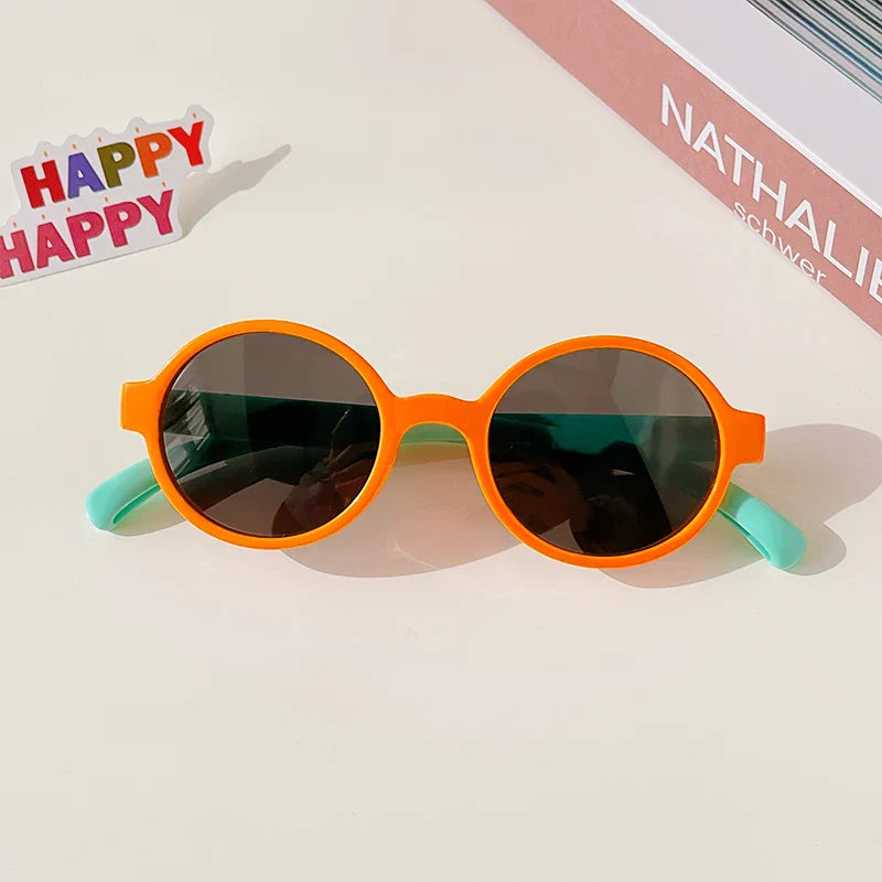 Colored "Checkered" sunglasses for children multivariant-29