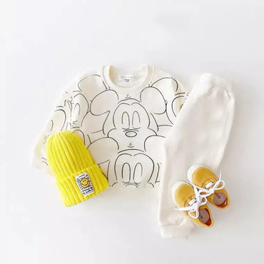 2-Piece Cartoon Sweatshirt and Pants Tracksuit Set for Children Multivariant-10