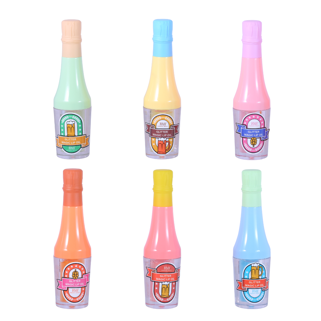 Pastel Glitter Magic Lip Oil
