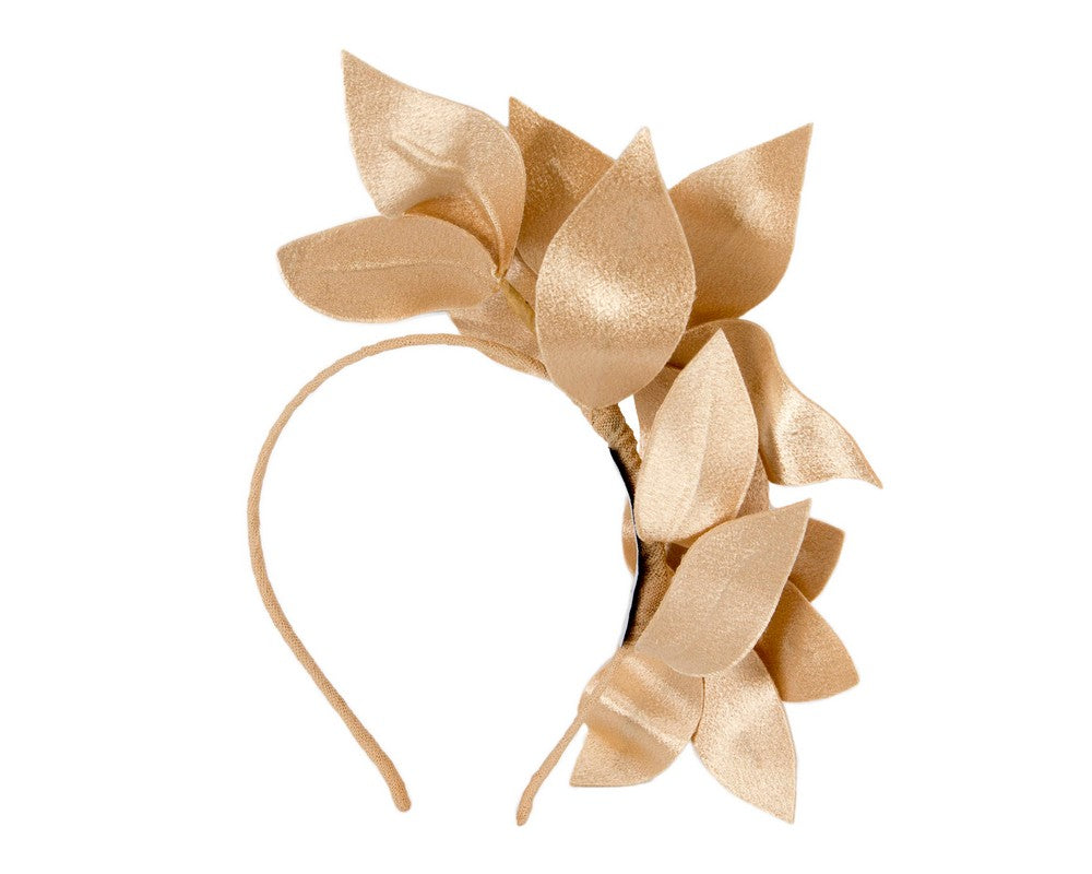 Bespoke gold flower headband-3