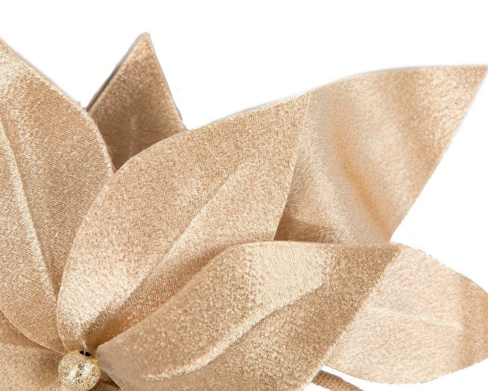 Bespoke gold flower headband-2