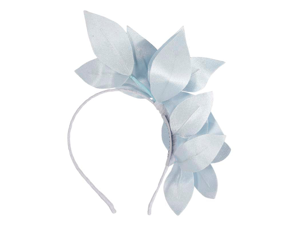 Bespoke light blue flower headband by BELIEVERA-3