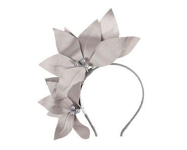 Bespoke silver flower headband