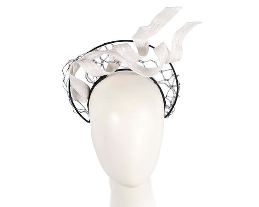 Black & White fascinator headband by BELIEVERA-0