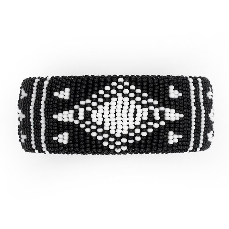 Zulu Beaded Cuff Bangle 01-0