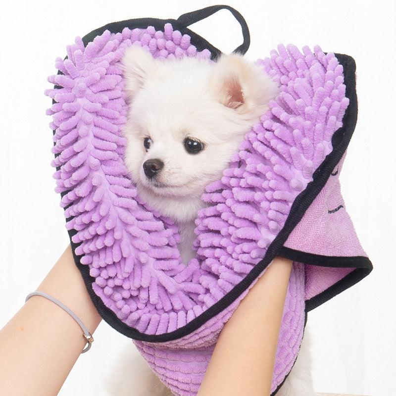 Super Dry Pet Bathrobe - Ultra Absorbent Microfiber Towel For Dogs And Cats