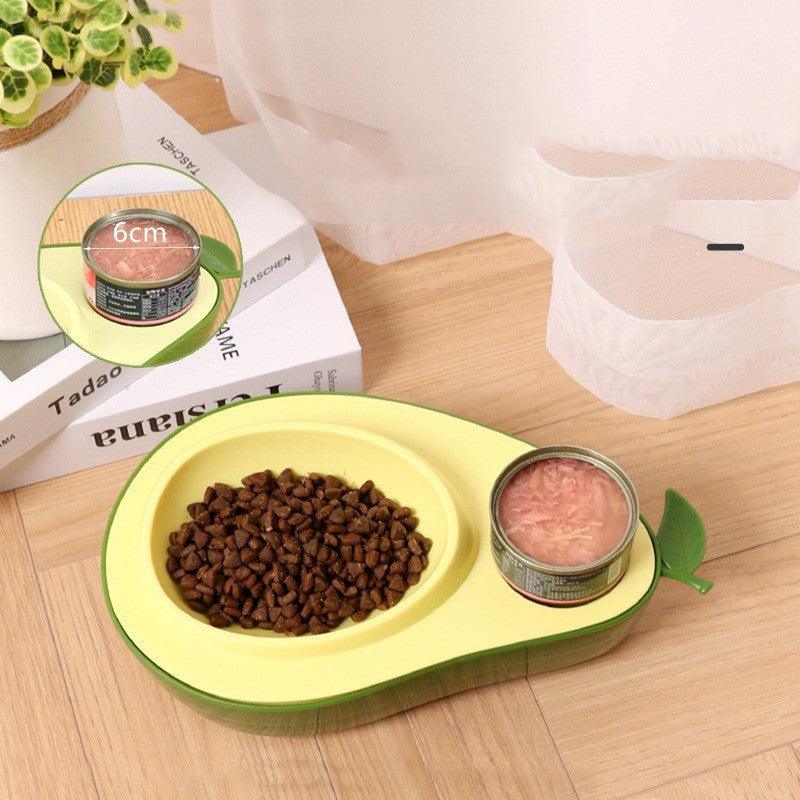 Avocado Pawsome Pet Feeding Set: Automatic Food Bowl And Water Dispenser