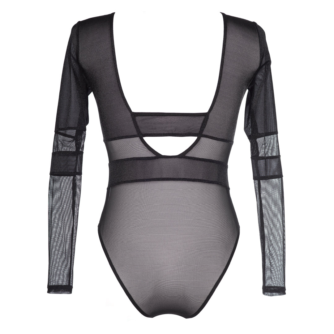 Axami Miami Vibe Sheer Shimmer Mesh Teddy-3