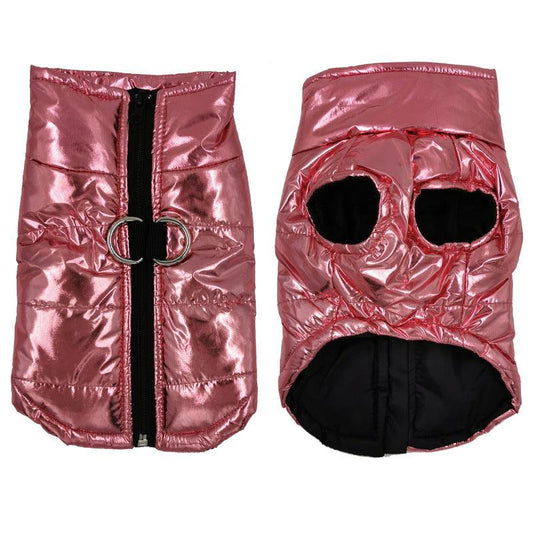 Glossy Cotton Pet Vest Jacket - Stylish And Comfortable Dog Apparel-0