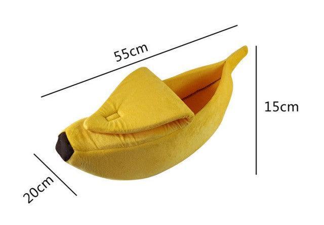 Cozy Banana Dog Bed - The Ultimate Snuggle Spot For Your Furry Friend-9