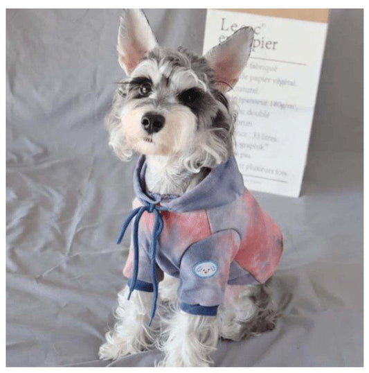Cozy Canine Tie-Dye Sweater - Stylish Warmth For Small Dogs And Cats In Autumn And Winter-0