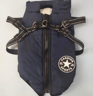 Cozy Cotton Padded Pet Clothes For Autumn And Winter-1