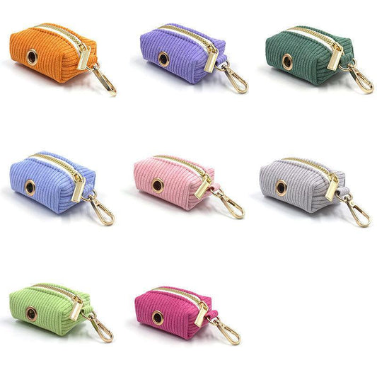 Cute Velvet Pet Waste Bag - Stylish And Practical Dog Poop Bag-0