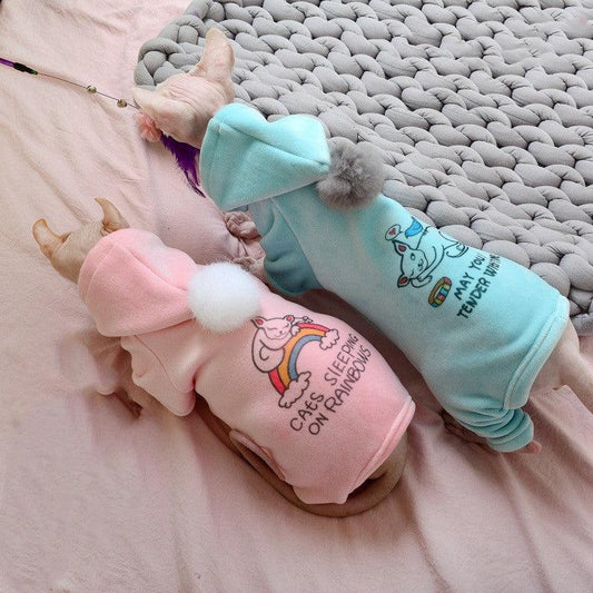 Luxury Arctic Fox Fur Hooded Four-Legged Jacket-0