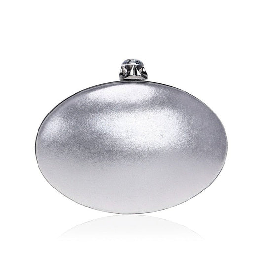Design Egg Shaped Women Day Clutches Chain Shoulder Rhinestones Lady Wedding Party Evening Bags Mixed Color Wallets-0