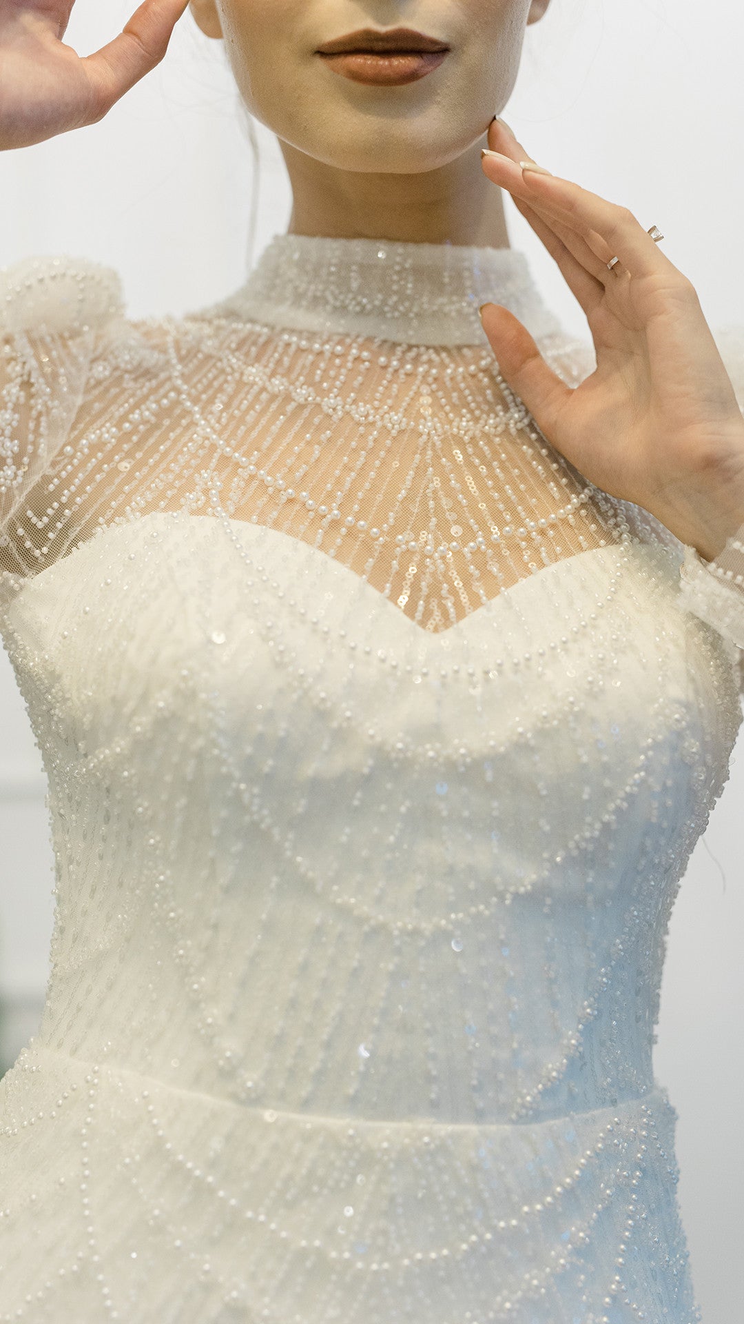 BERRAK column wedding dress-5