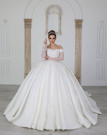 Azze ballgown wedding dress-1