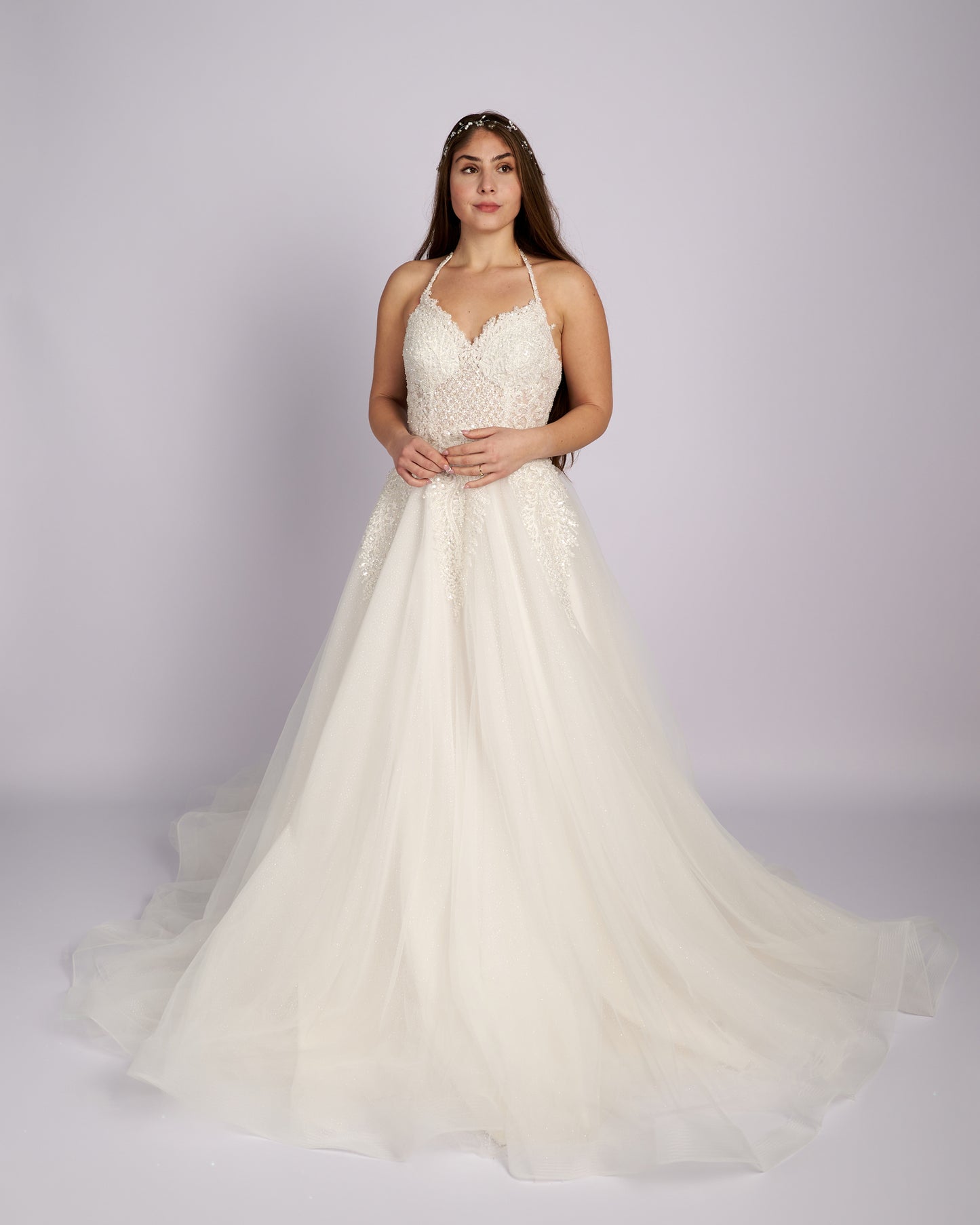 Quintessa Hand Made Crystal Beaded Bridal Gown wedding dresses