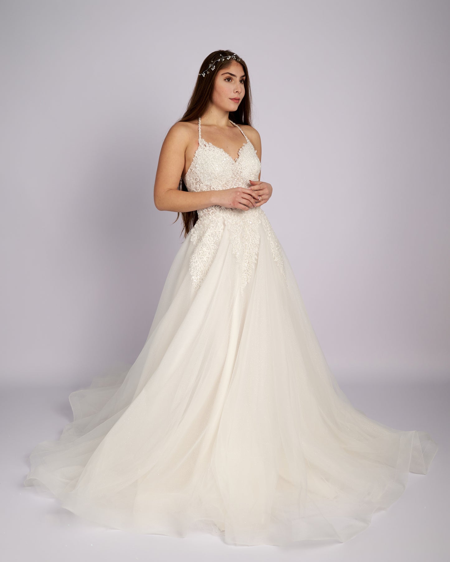 Quintessa Hand Made Crystal Beaded Bridal Gown wedding dresses