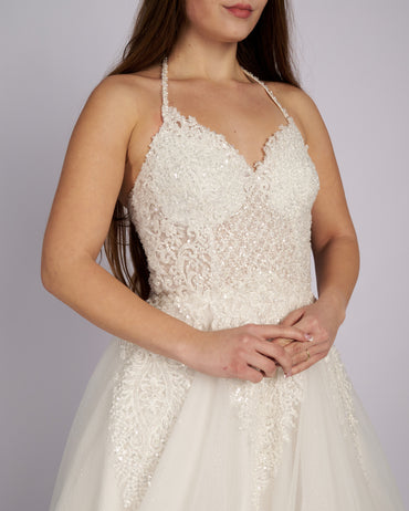 Quintessa Hand Made Crystal Beaded Bridal Gown wedding dresses