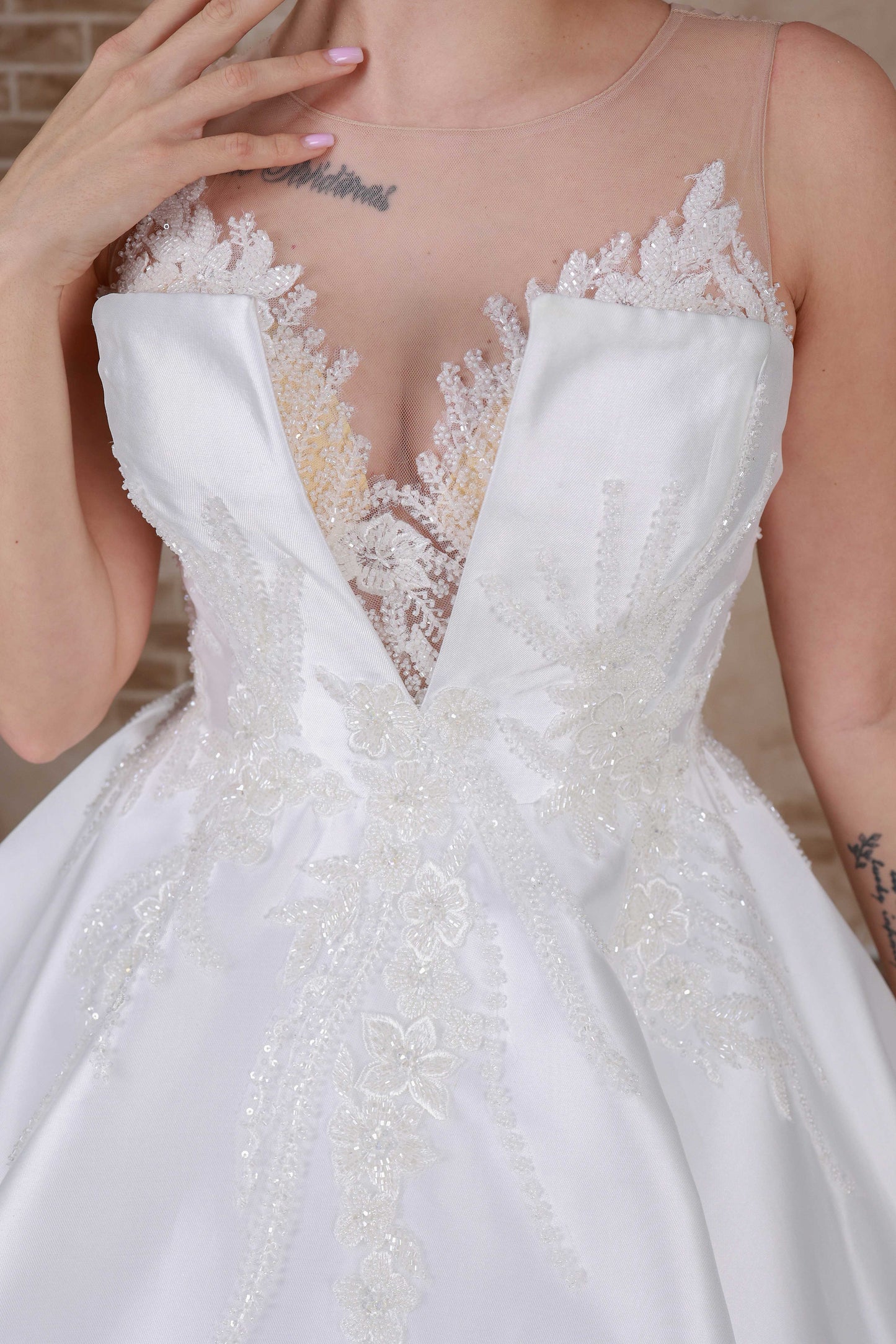 Sara a line wedding dress