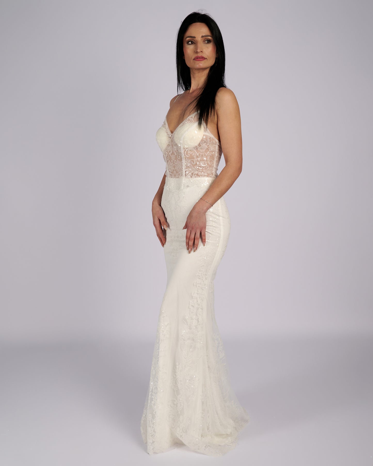 Chelsea Mermaid Spaghetti Straps Bridal Dress wedding dresses