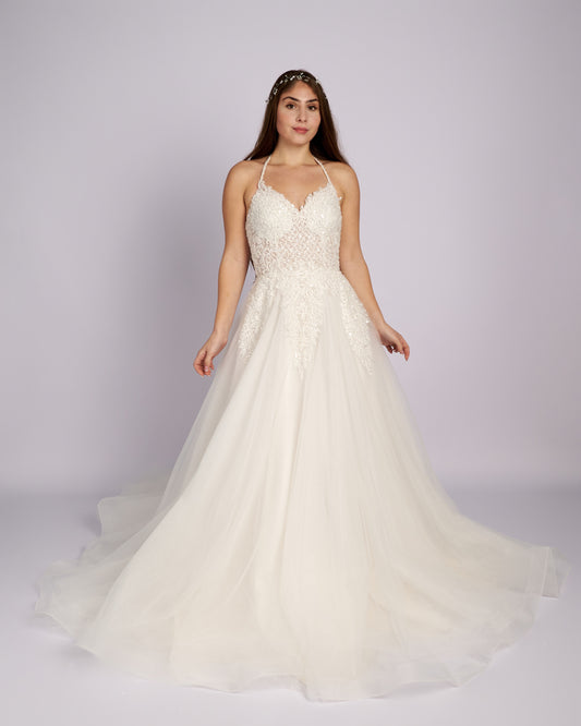 Quintessa Hand Made Crystal Beaded Bridal Gown wedding dresses