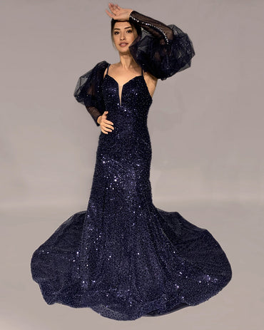 Turna colored wedding dress-1