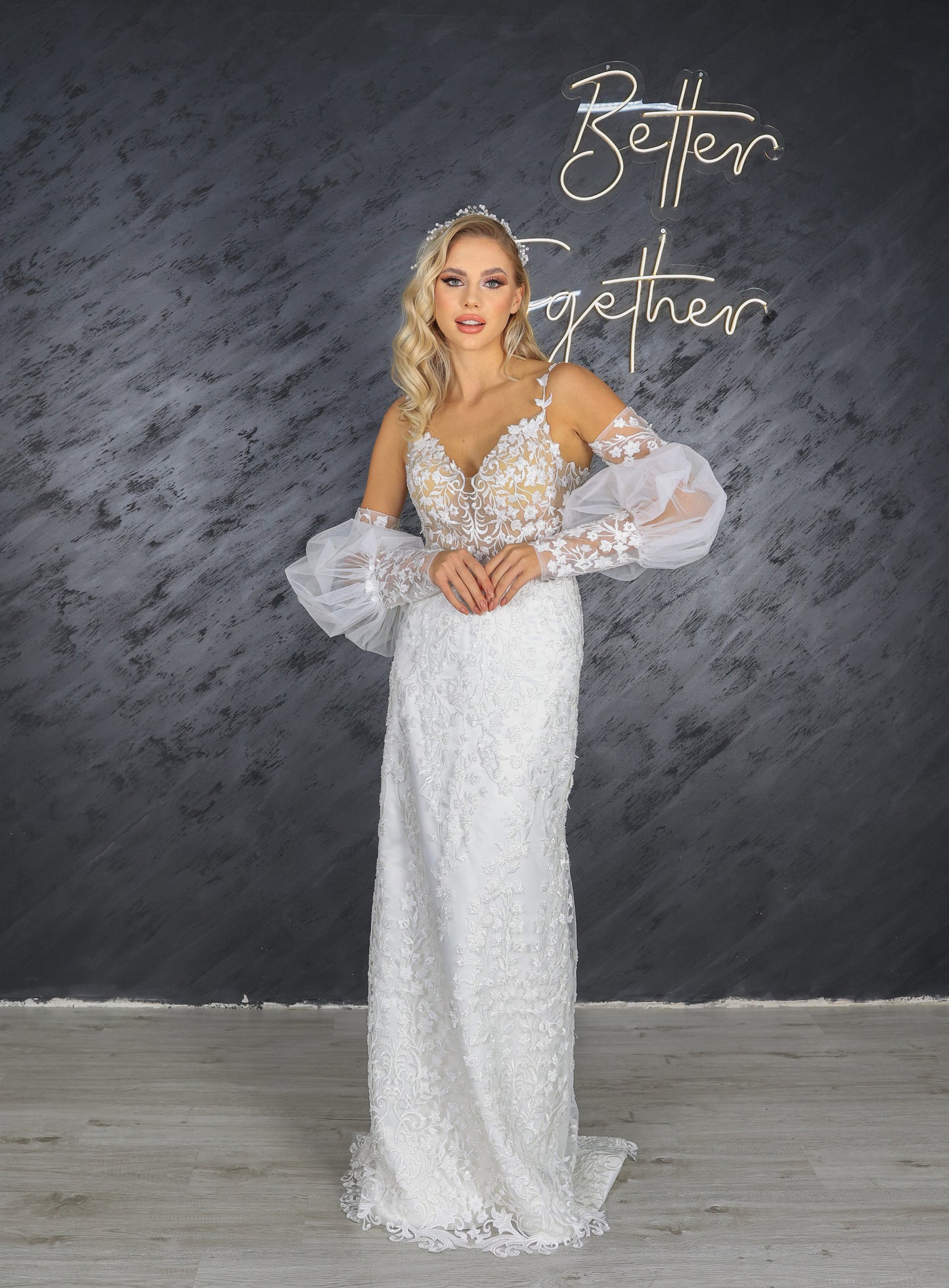Mila column wedding dress-3