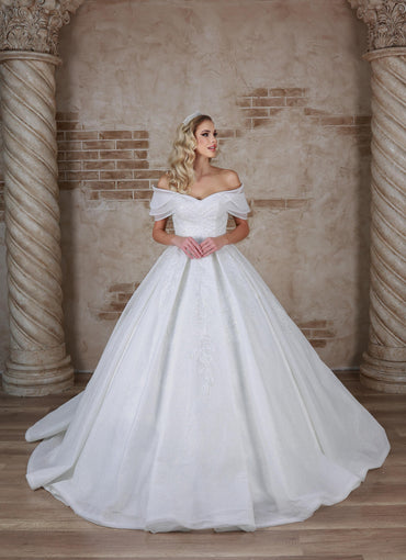 Liza a line wedding dress
