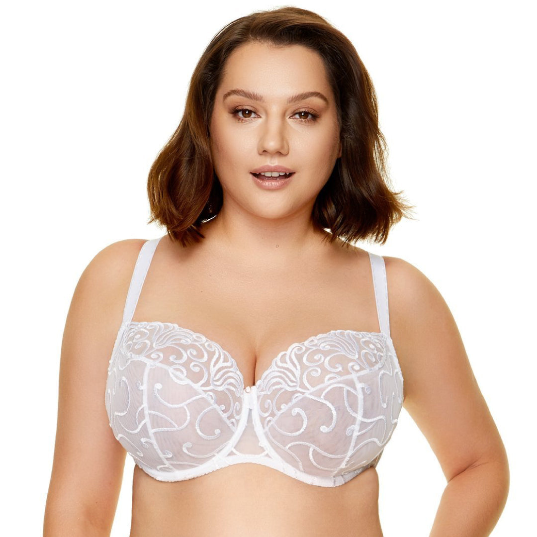 Sheer Full Figure Bra Gorteks Fiore-2