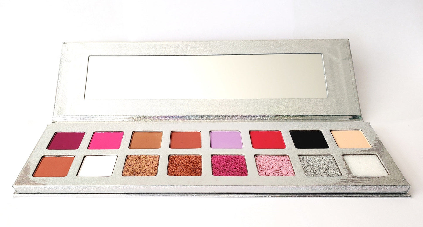 Glitter Berry Halal Eyeshadow Palette