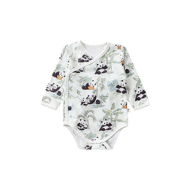 Autumn Hot Selling Baby Unisex Cartoon Animals Pattern Onesies with Hat-1