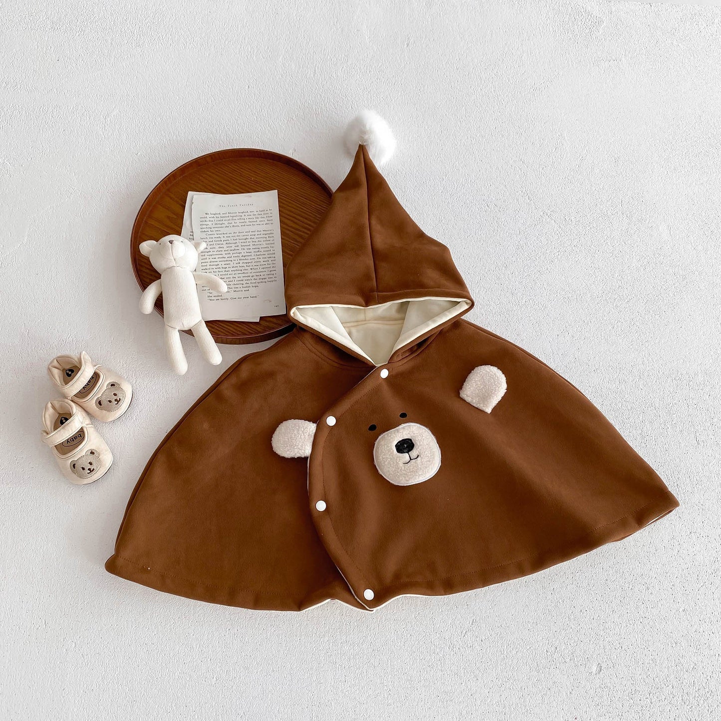 Baby Little Bear Long Sleeves Winter Cloak
