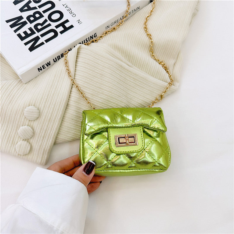 Fashionable Mini Carry-On Girls Portable PU Crossbody Handbag-6