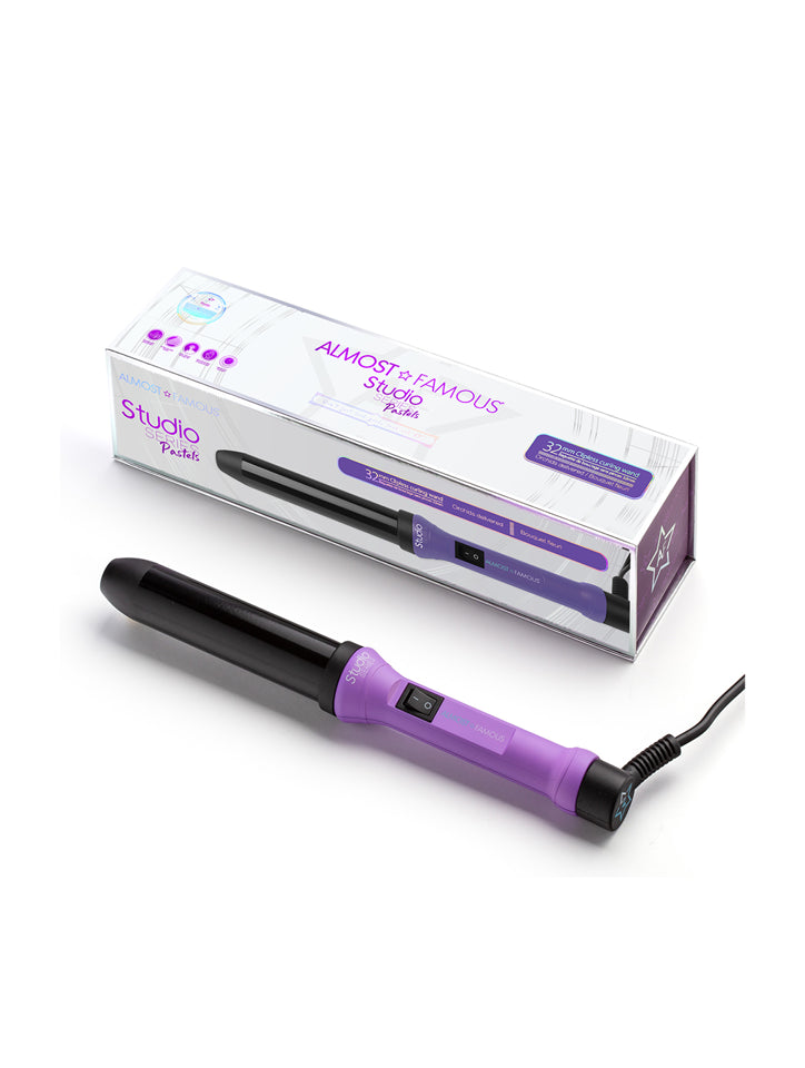 Studio Series 32mm Curling Wand with Gem Infused Barrel-8