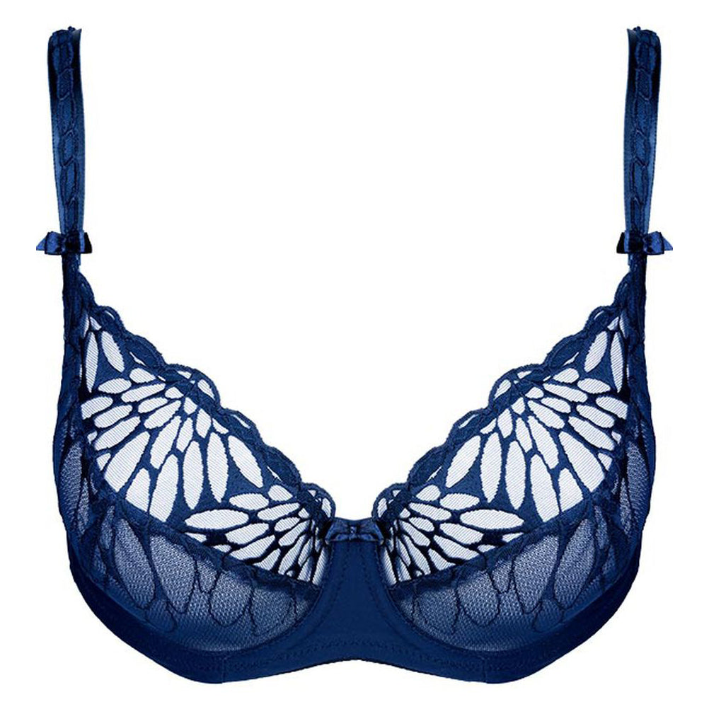 Transparent Embroidery Underwire Bra Sara-4