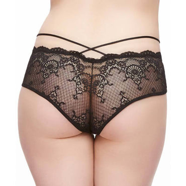 Strappy Lace Cheeky Panty Fleurt Velvet Crush-1