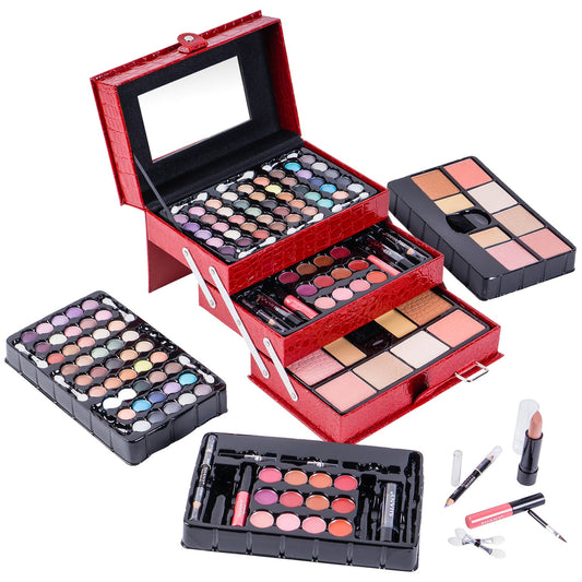 SHANY All In One Makeup Kit (Eyeshadow, Blushes, Face Powder, Lipstick , Eye liners, Makeup Pencils and Makeup Mirror - Makeup Set With Reusable Makeup Storage Box - SHOP - MAKEUP SETS - ITEM# SH-2012-PARENT
