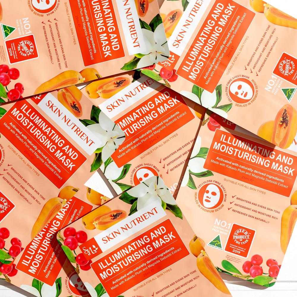 Skin Nutrient™ Illuminating and Moisturising Face Mask (Box of 12)