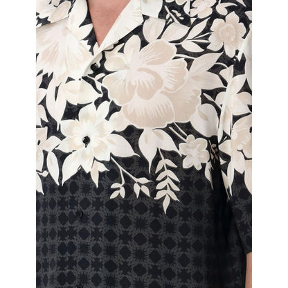 Amiri Black Silk Pattern Shirt