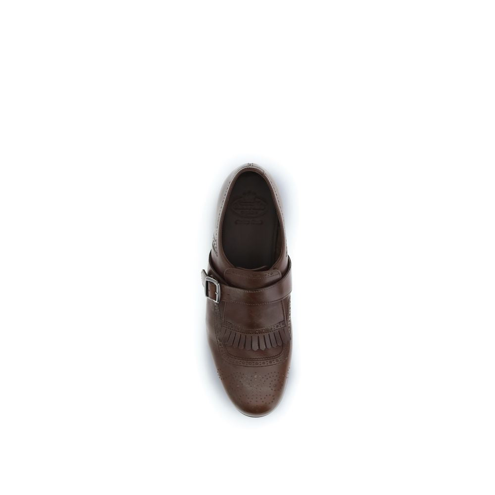 Church's Brown Calf Leather Bos Taurus Slip-On Loafers