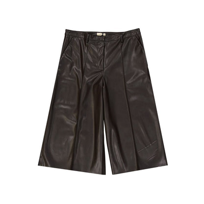 BLANCA VITA Brown Polyethylene Bermuda Shorts