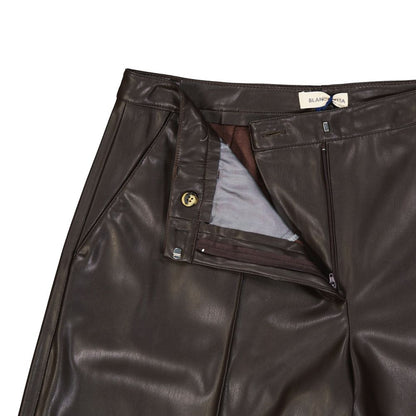 BLANCA VITA Brown Polyethylene Bermuda Shorts