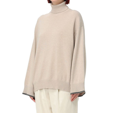 Brunello Cucinelli Beige Cashmere Sweater