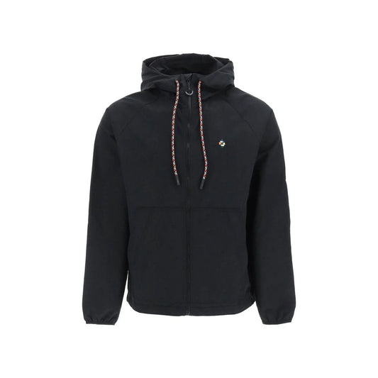 Marcelo Burlon Black Polyamide Shell Jacket