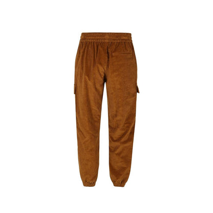 Marcelo Burlon Brown Cotton Cargo Pants