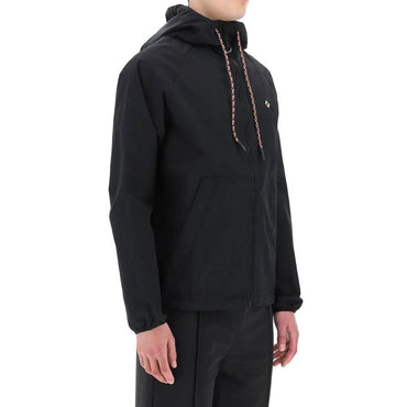 Marcelo Burlon Black Polyamide Shell Jacket