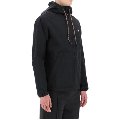 Marcelo Burlon Black Polyamide Shell Jacket