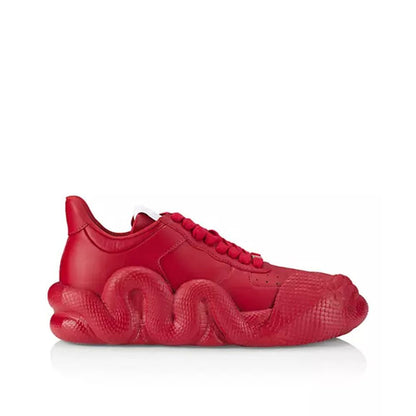 Giuseppe Zanotti Multicolor Calfskin Chunky Sneakers